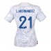 Frankrike Lucas Hernandez #21 Borte Drakt Dame VM 2022 Kortermet